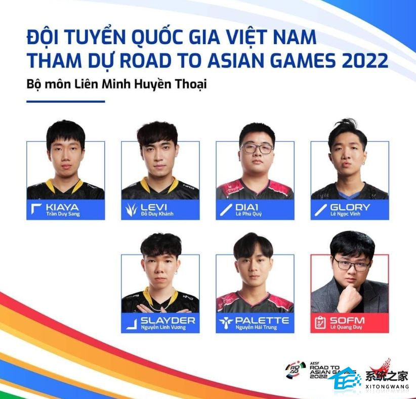 2023杭州亚运会越南队选手介绍